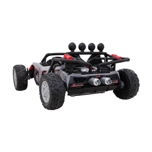 Buggy Racing 5 pojazd 2x200W szary na akumulator JS3168.SZA